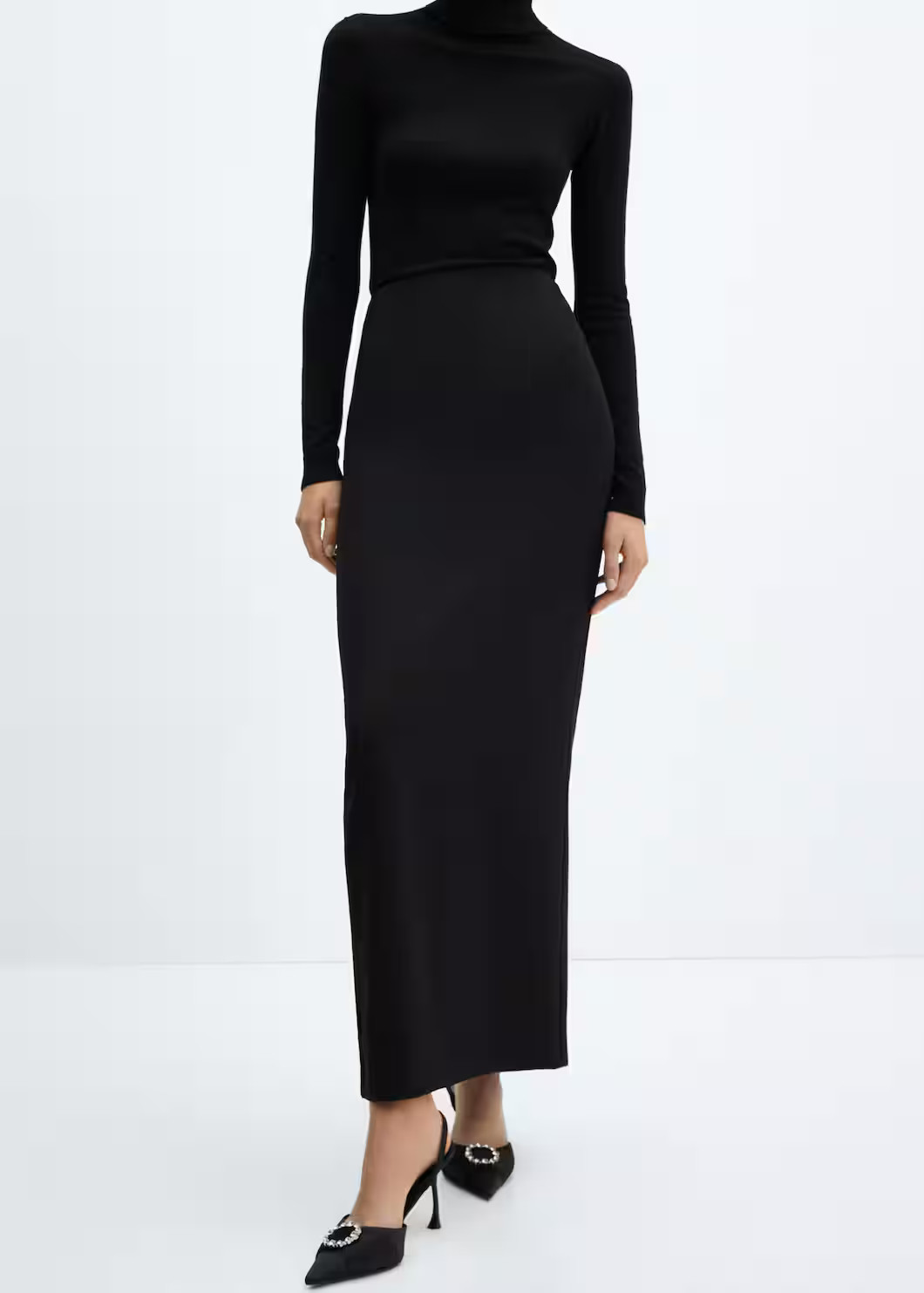 Straight long skirt -  Women | Mango USA | MANGO (US)