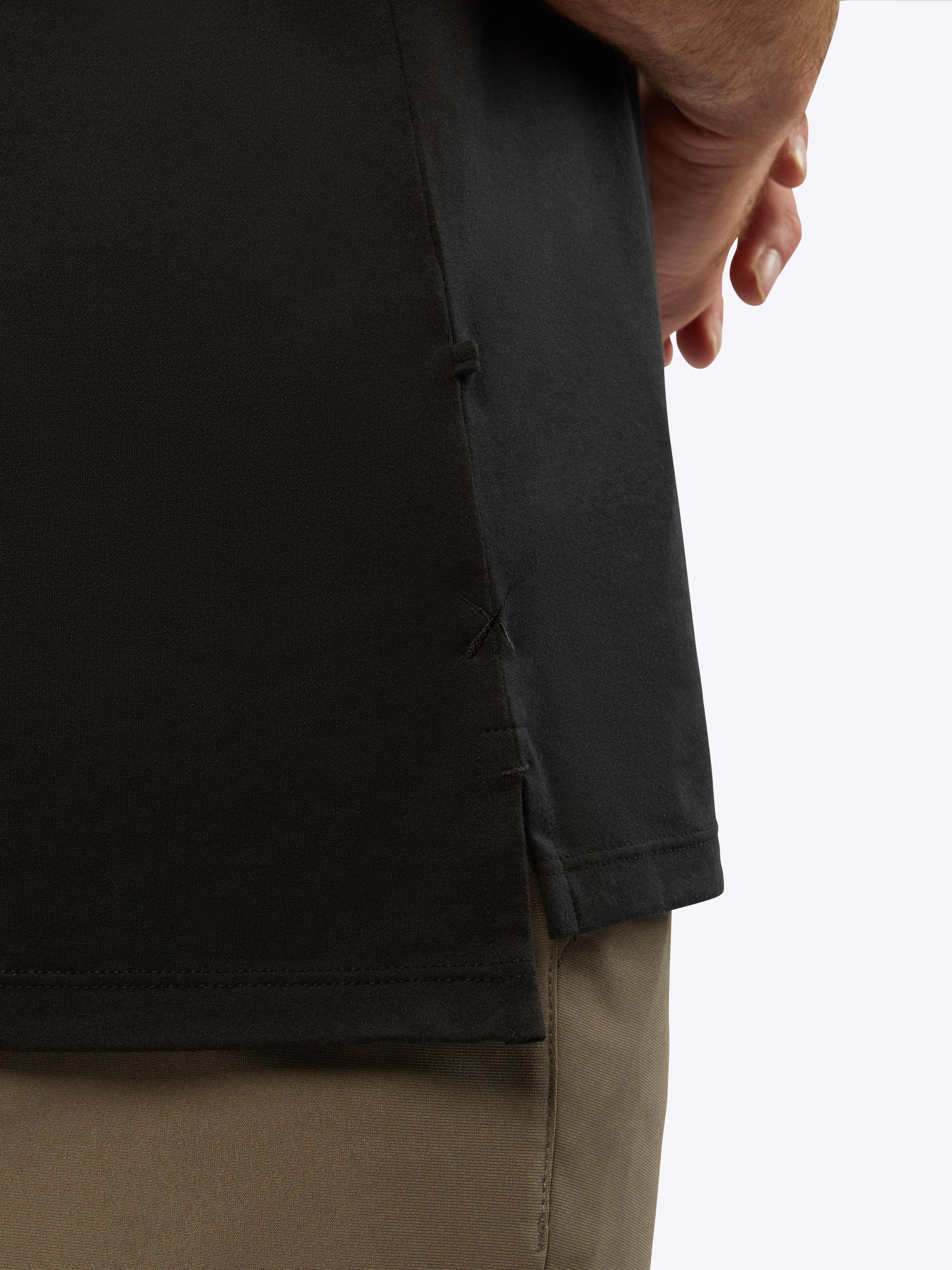 COZ Pima Polo | Black Signature-Fit | Cuts Clothing Inc.