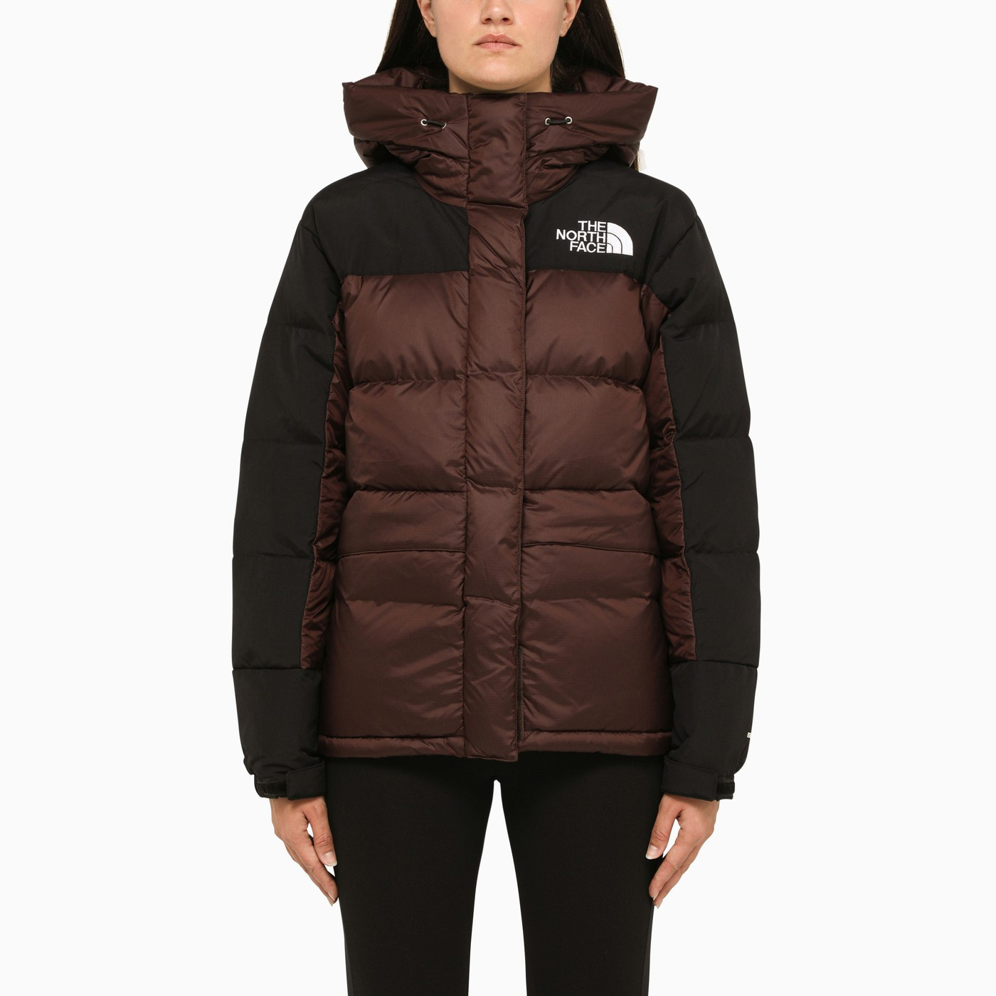 Brown/black padded down jacket | The Double F