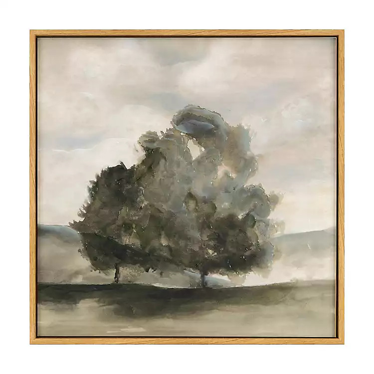 New! Hidden Green Framed Canvas Art Print | Kirkland's Home