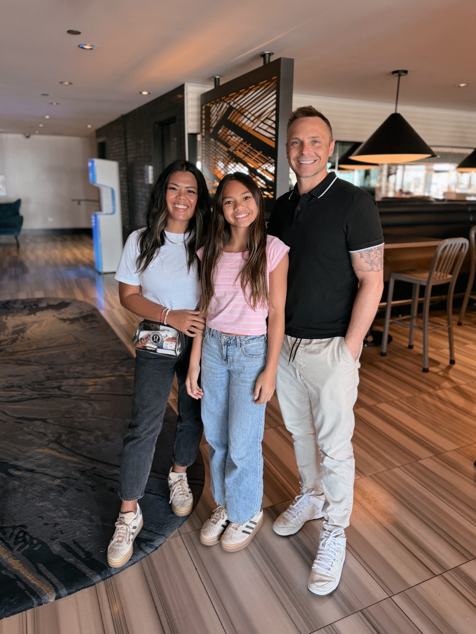 Family outfits - womens capsule wardrobe - women’s basic white tshirt - Lululemon clear belt bag - mens khaki joggers - mens black polo - adidas gazelle bold sneakers - Walmart tween fashion - Abercrombie kids wide leg jeans - Easter 

#LTKKids #LTKOver40 #LTKSaleAlert