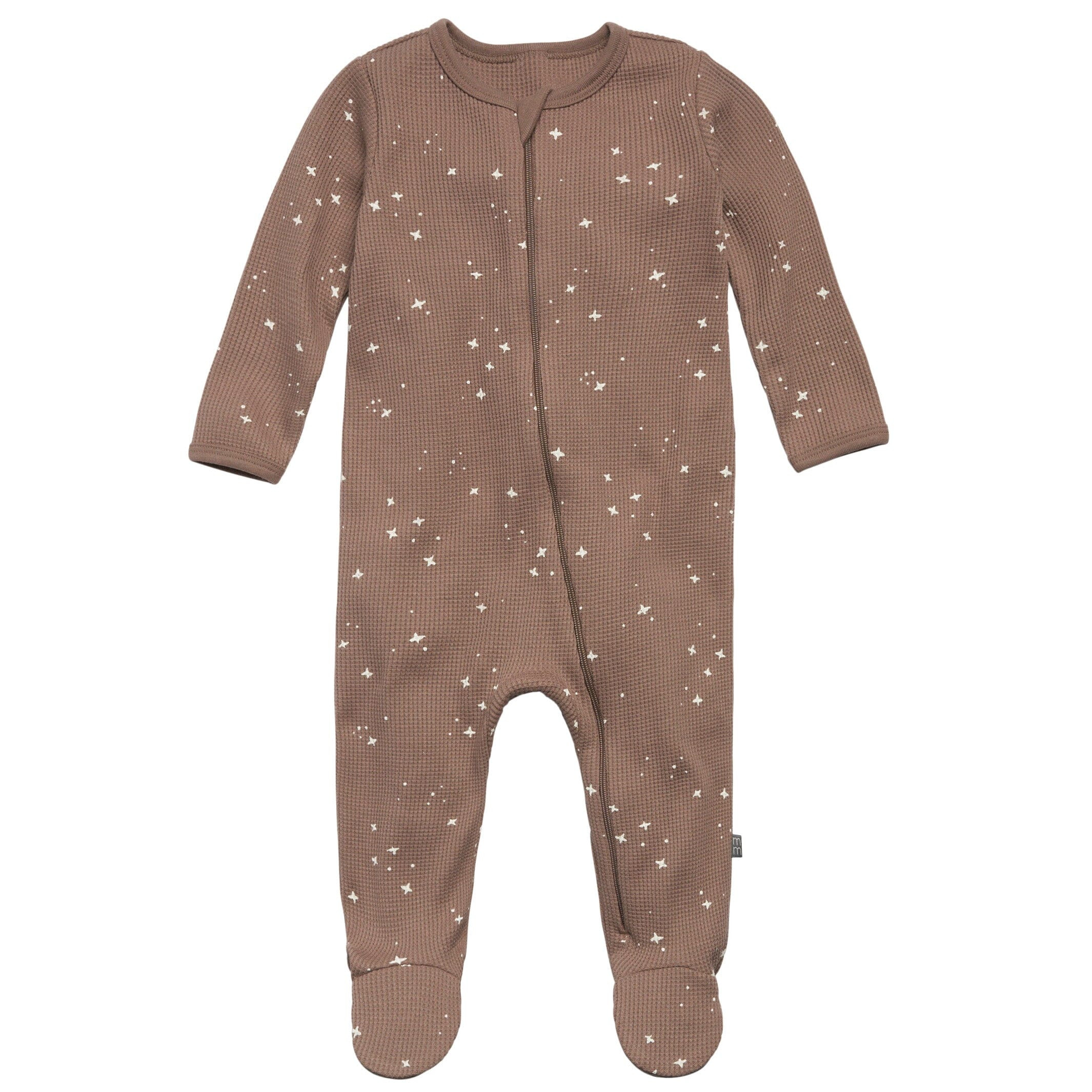 Baby Neutral Brown Stars Waffle Sleep 'N Play | Gerber Childrenswear
