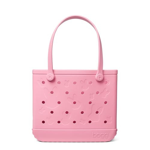 BOGG BAG Medium Bunny Tote – 15” x 12.5” x 5” – Durable, Washable, Tip-proof – Beach, Pool, Boat, Work, Sports (I Peep You Bubblegum) | Amazon (US)