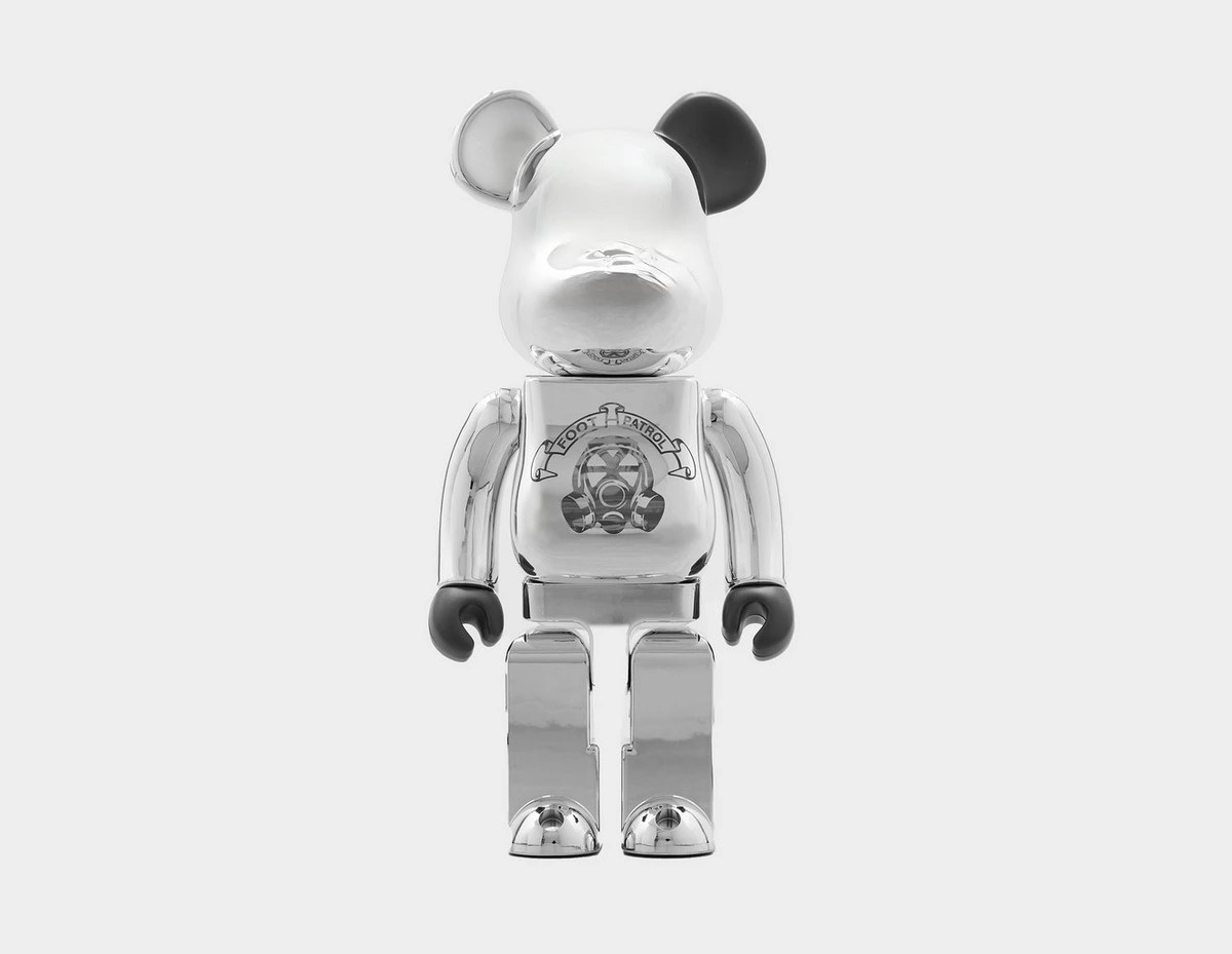 Silver Medicom x Footpatrol BE@RBRICK 400% | size? | size? (UK)