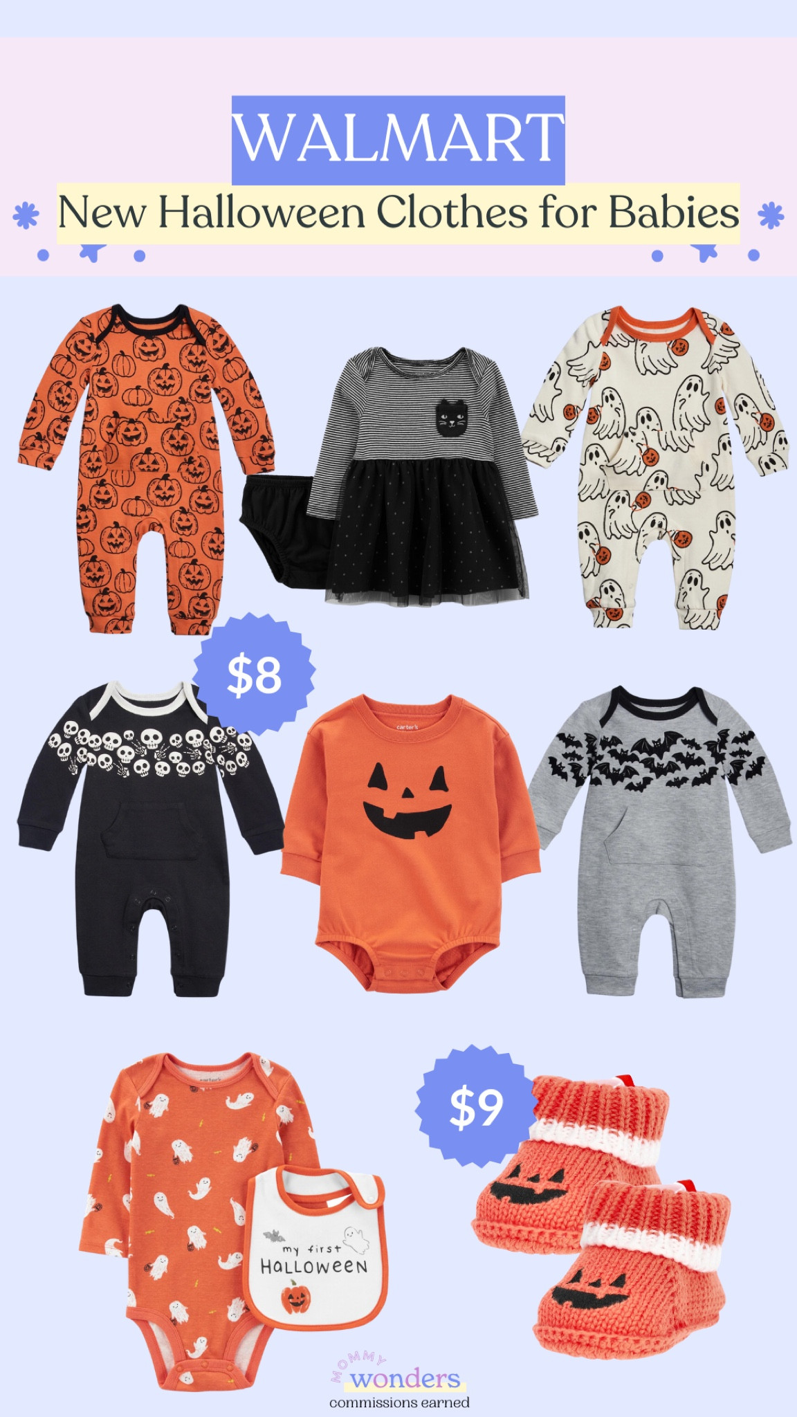 Walmart has new Halloween clothes and booties for babies! Loving the “My first Halloween” onesie and bib set! 

#LTKSeasonal #LTKStyleTip #LTKBaby