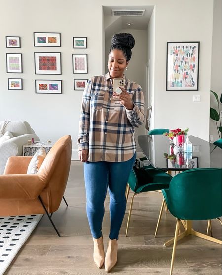 This flannel top is so cute! It’s TTS. I’m wearing a L. If you want a more oversized look, size up. I love this look with jeans and leggings! #founditonamazon

Flannel, shacket, jeans, skinny jeans

#LTKfit #LTKSeasonal #LTKstyletip