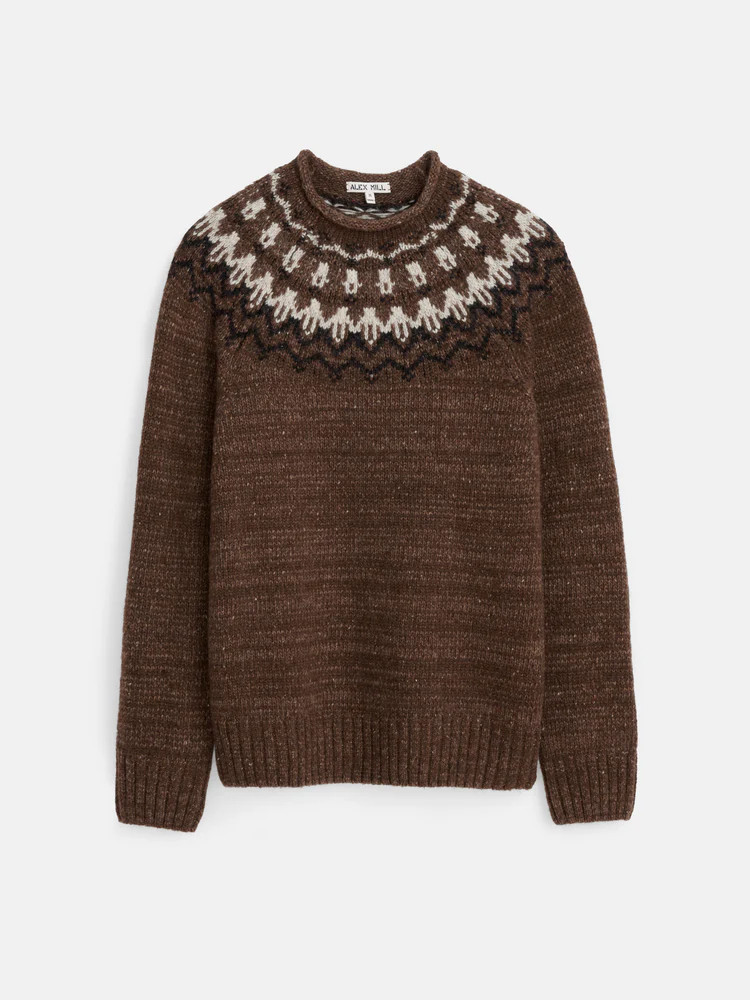 Fair Isle Rollneck Sweater | Alex Mill