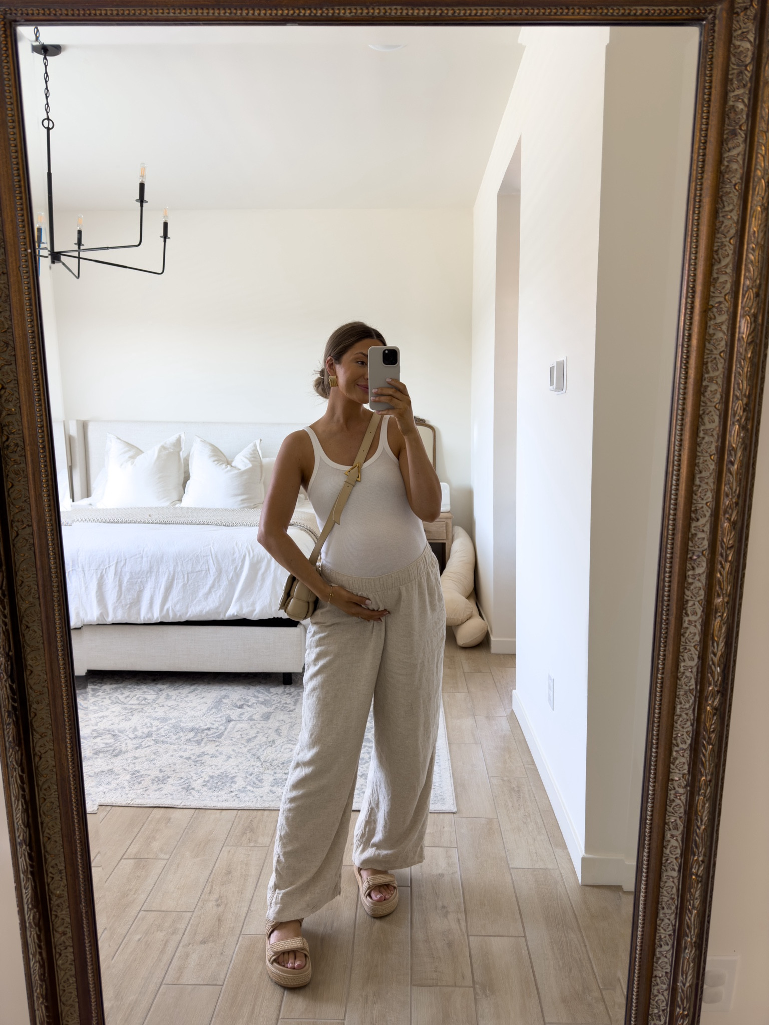 Today’s bump fit at 36 weeks! 🤍✨ 

#LTKBump #LTKFindsUnder100