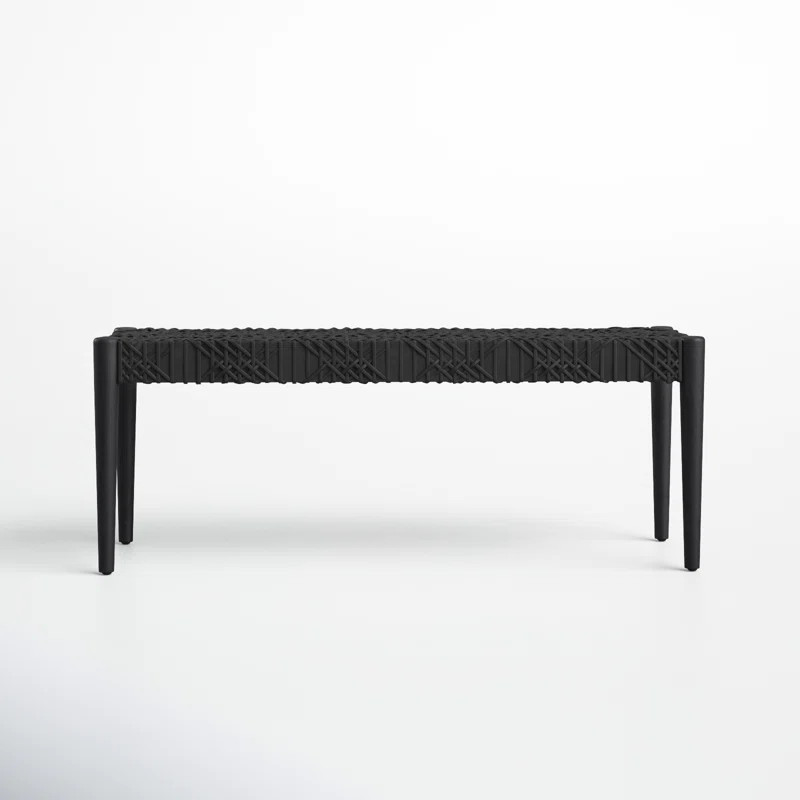 Kazbah 47" Genuine Leather Bench | AllModern