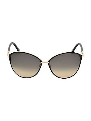 Penelope 59MM Polarized Lens Oversize Round Sunglasses | Saks Fifth Avenue