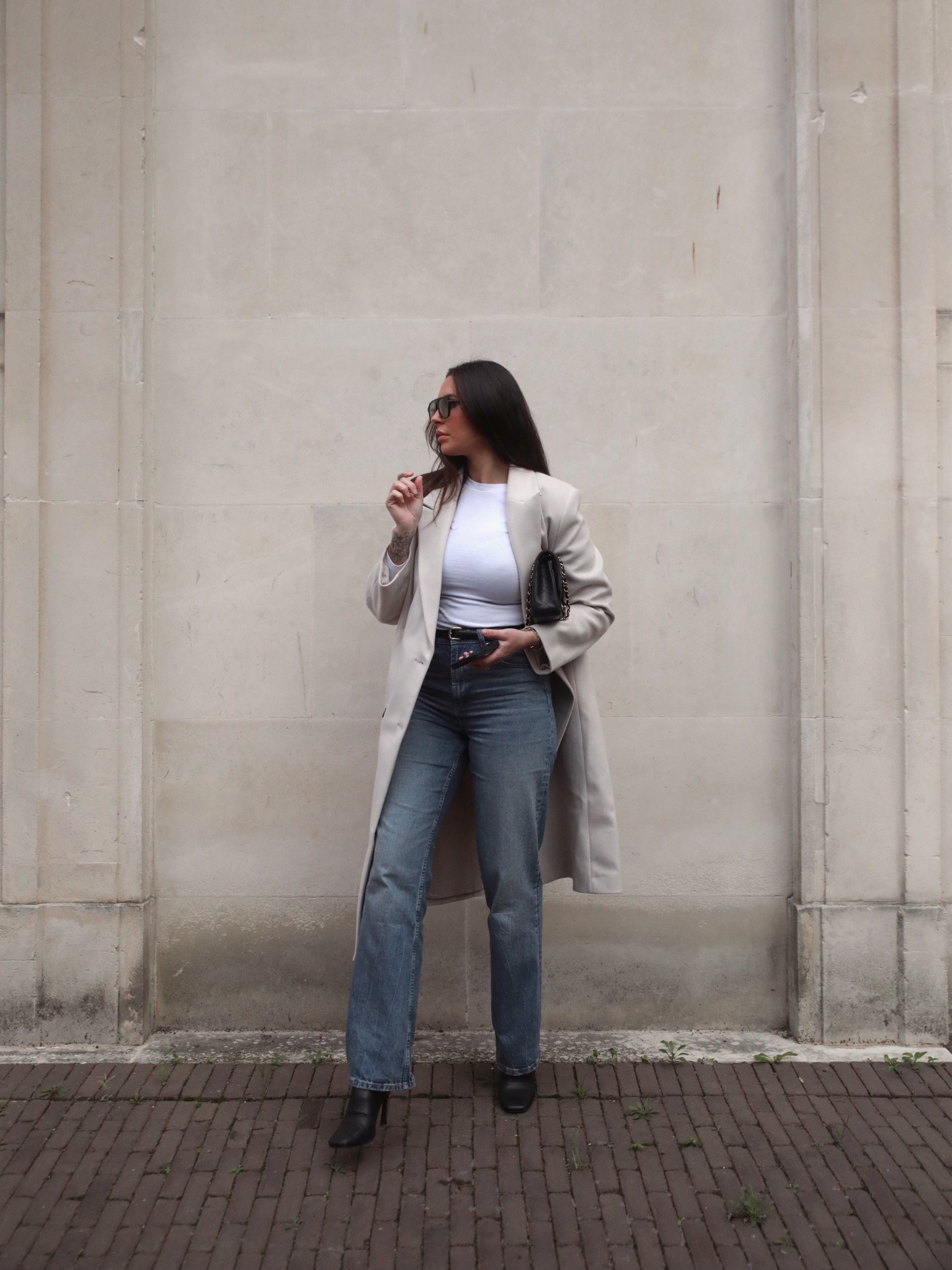Cream coat outfit 

#LTKmidsize #LTKautumn #LTKuk