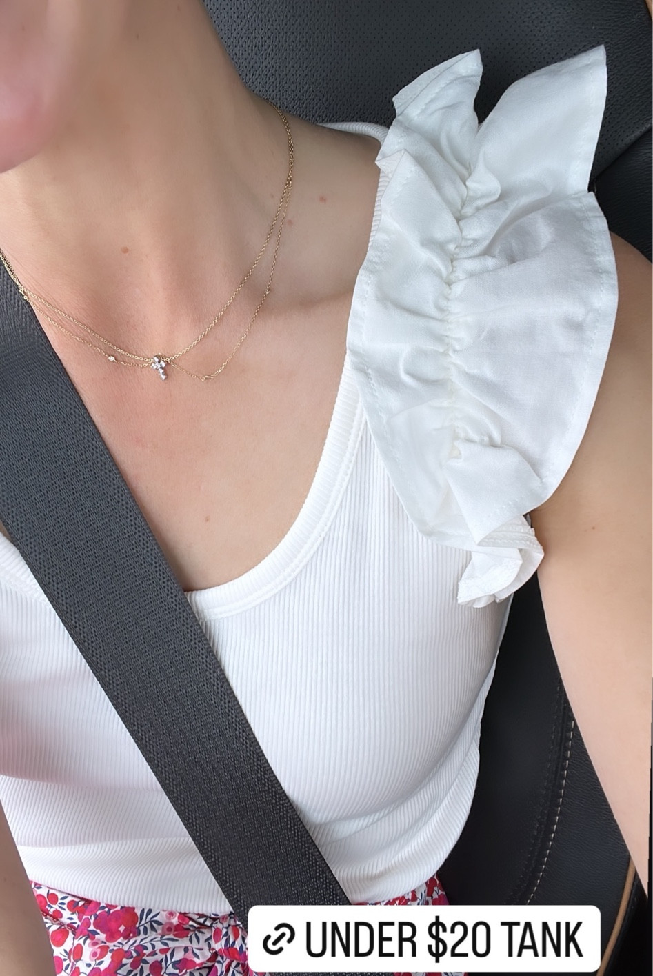 Ruffle tank on sale for $12…so good I bought it in the black too! 

#LTKsalealert #LTKfindsunder50 #LTKSpringSale