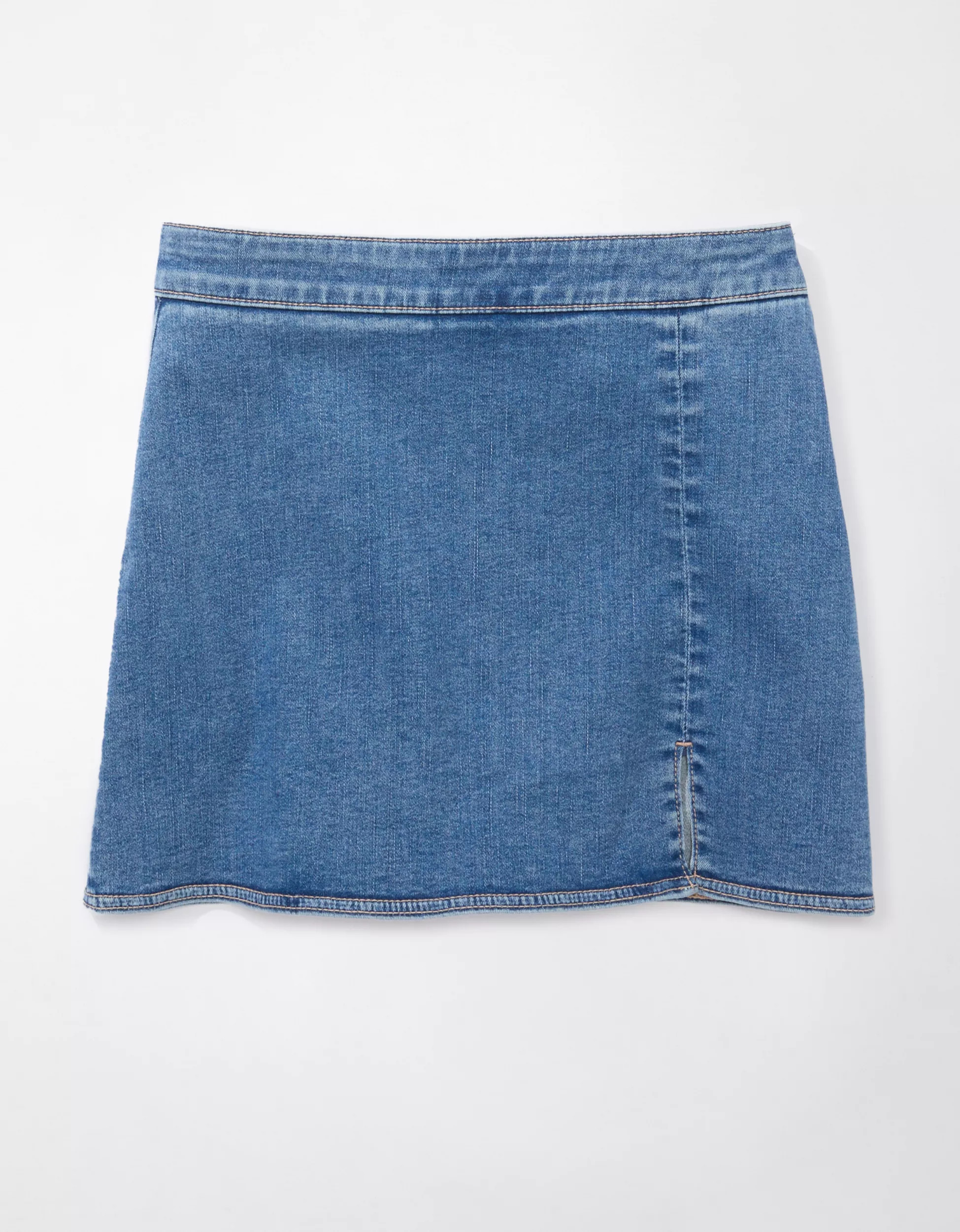 AE Next Level High-Waisted Denim Skort | American Eagle Outfitters (US & CA)