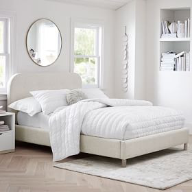 Miller Upholstered Bed | Pottery Barn Teen