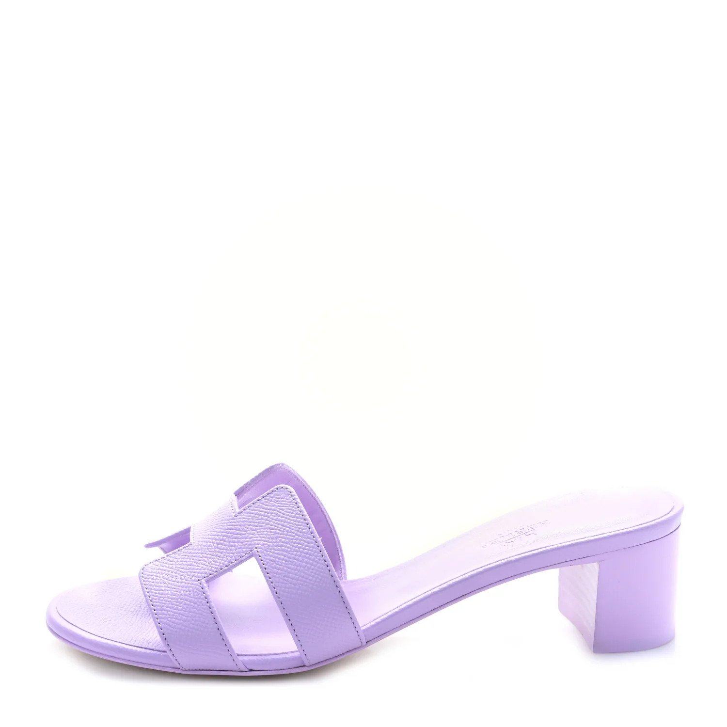 Hermes Epsom Oasis Sandals 40 Violet Amethyste 1446722 | FASHIONPHILE (US)