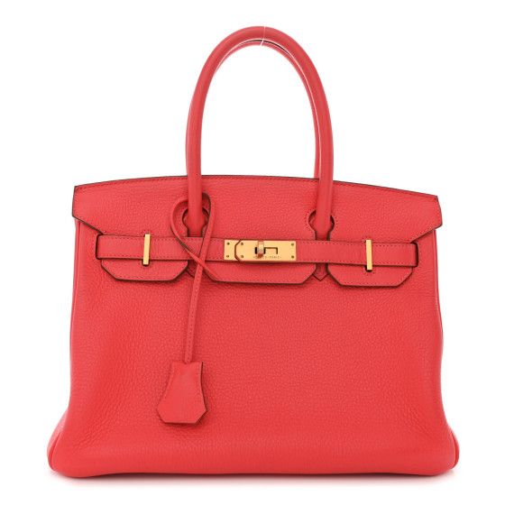 Togo Birkin 30 Rose Jaipur | FASHIONPHILE (US)