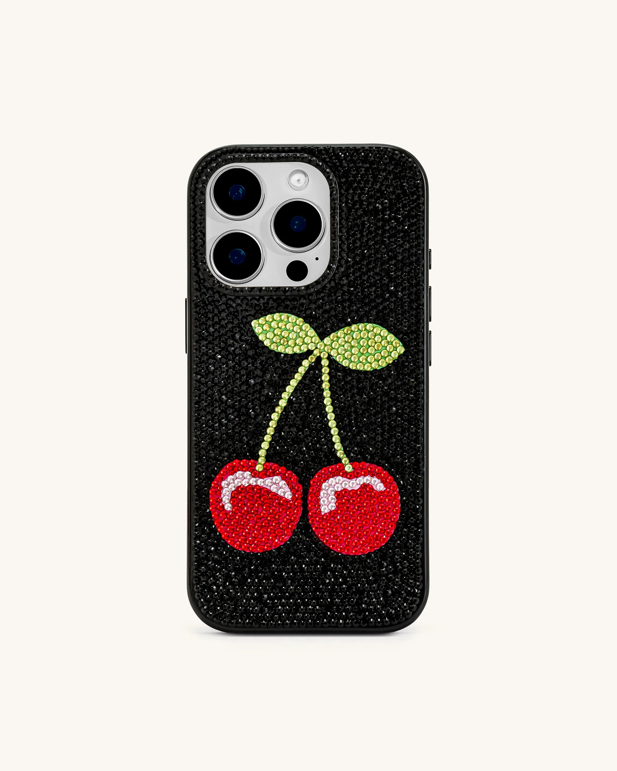 Cherry Phone Case - Multicolor Black | JW PEI US