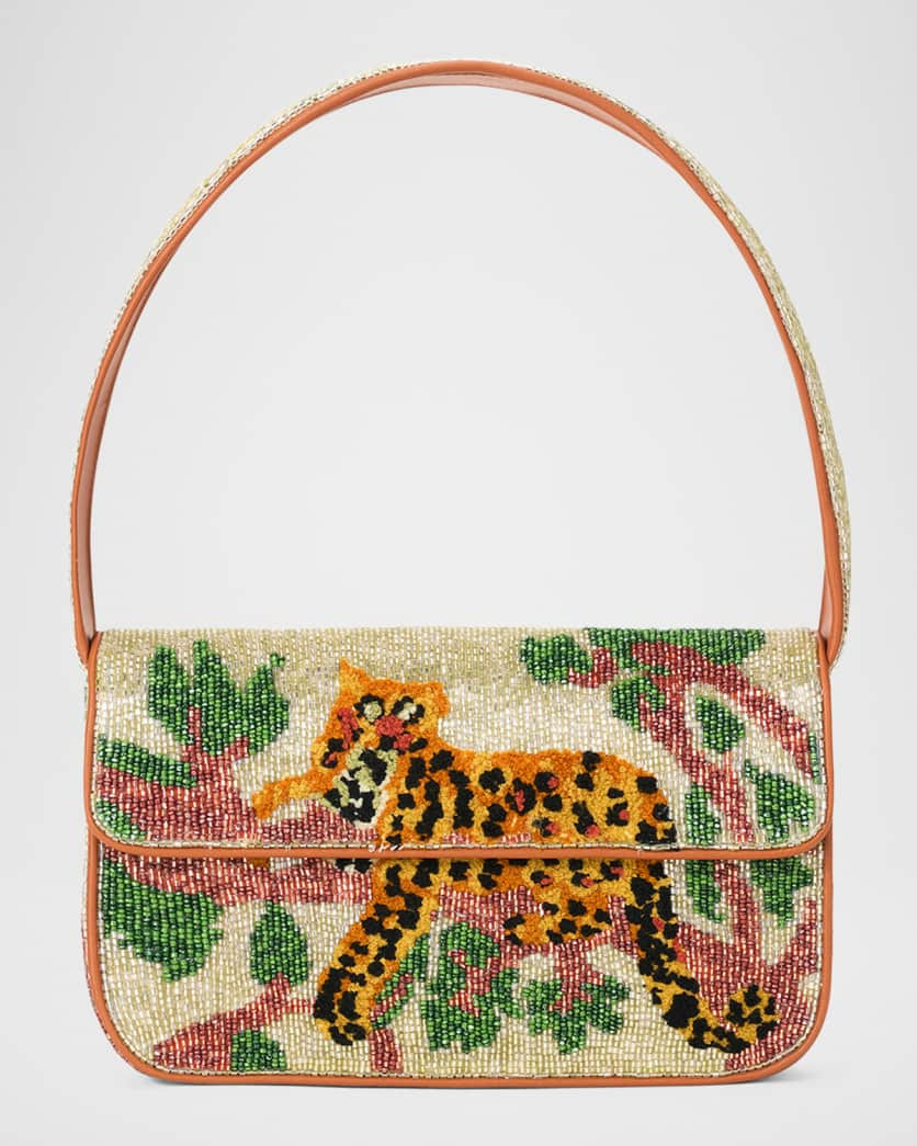 Tommy Beaded Flap Shoulder Bag | Neiman Marcus