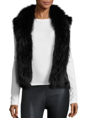 Ella Fur Vest | Saks Fifth Avenue