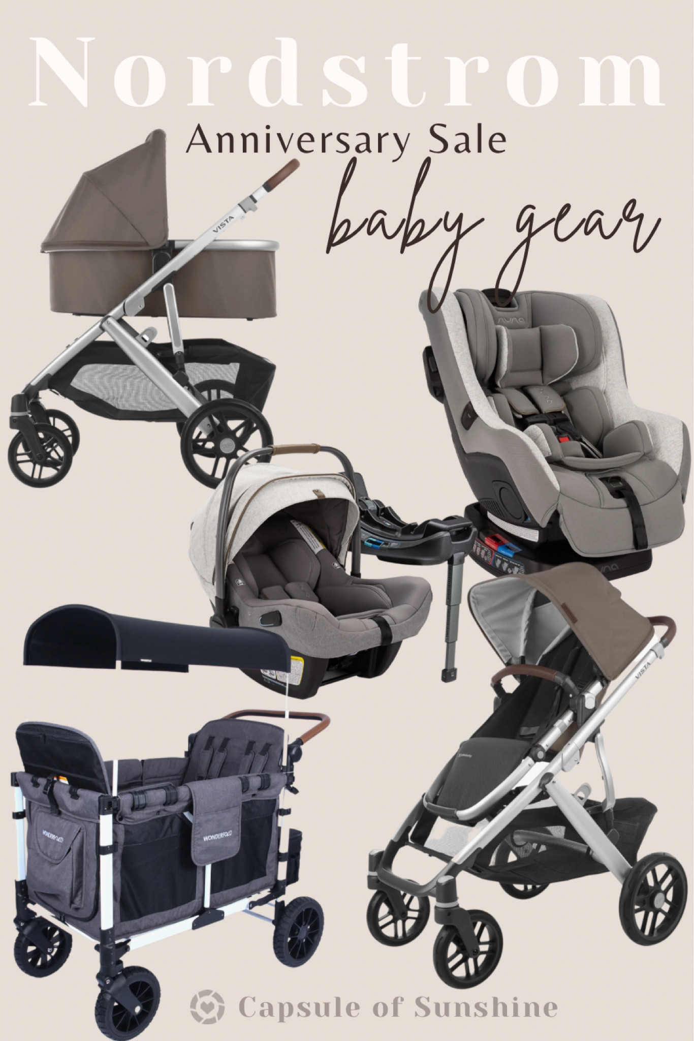 Nordstrom Anniversary Sale begins SOON!!! 

My top baby gear picks from the sale. There are a lot of great offers here! 

Cardmember Early Access opens up to Icons on July 11, Ambassadors on July 12, Influencers on July 13, and everyone else on July 17. Be sure to check your account if you’re a cardholder to see what level you are and when you’ll gain access. 

Go ahead and SAVE this post so you can easily access it once the sale opens up to you! 

#nordstromanniversarysale #nsale #babygear #uppababy #vistav2 #stroller #wonderfold #strollerwagon #nunapipa #nunarava 

#LTKfamily #LTKxNSale #LTKbaby