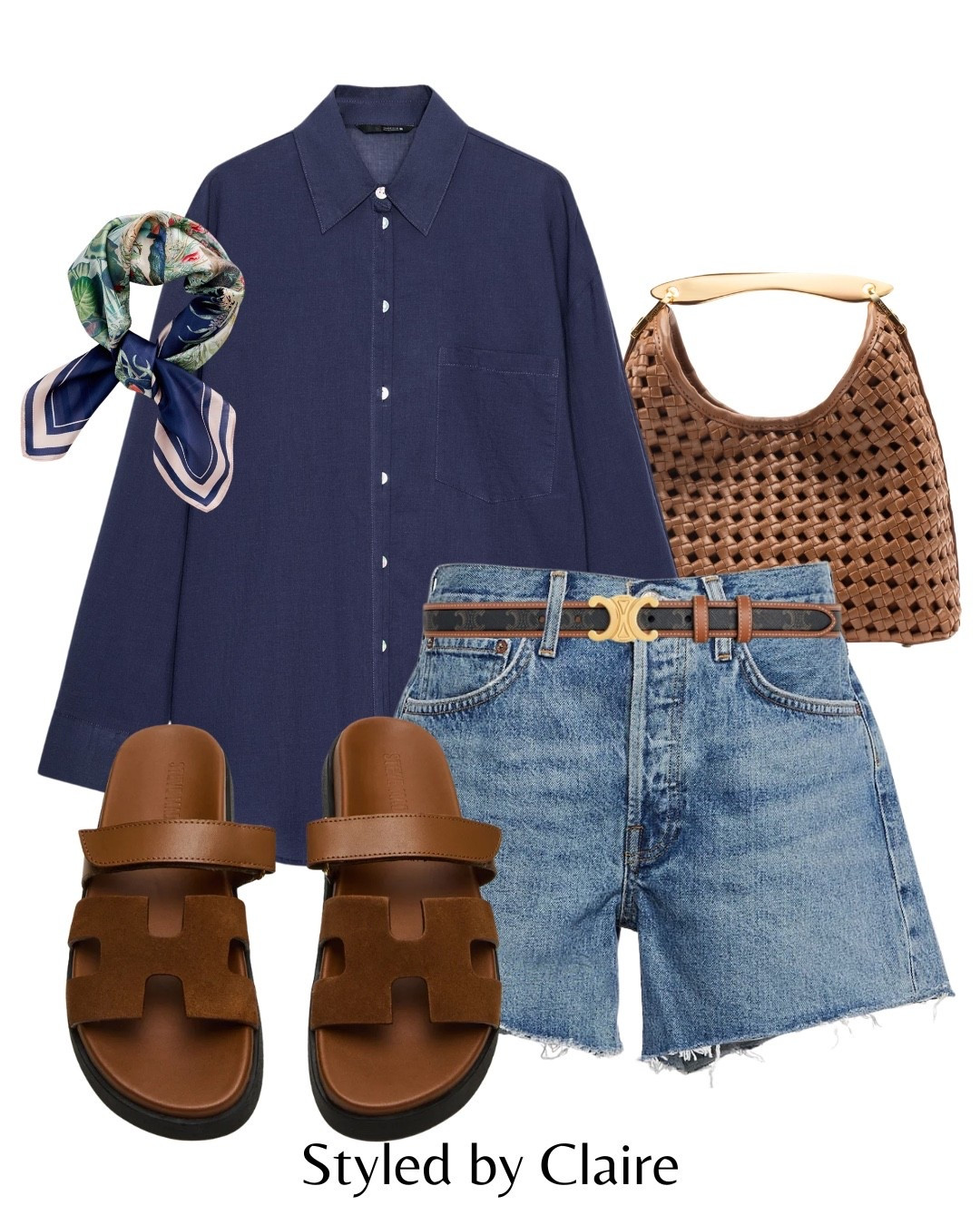 OVERSIZED SHIRT STYLING🙋🏽‍♀️
Tags: new in Zara navy poplin chic women’s shirt Steve Madden suede sandals Hermes style agolde shorts Celine belt Elleme woven spring summer bag silk scarf fashion city break capsule wardrobe basic ideas ootd trends

#LTKshoes #LTKspring #LTKstyletip