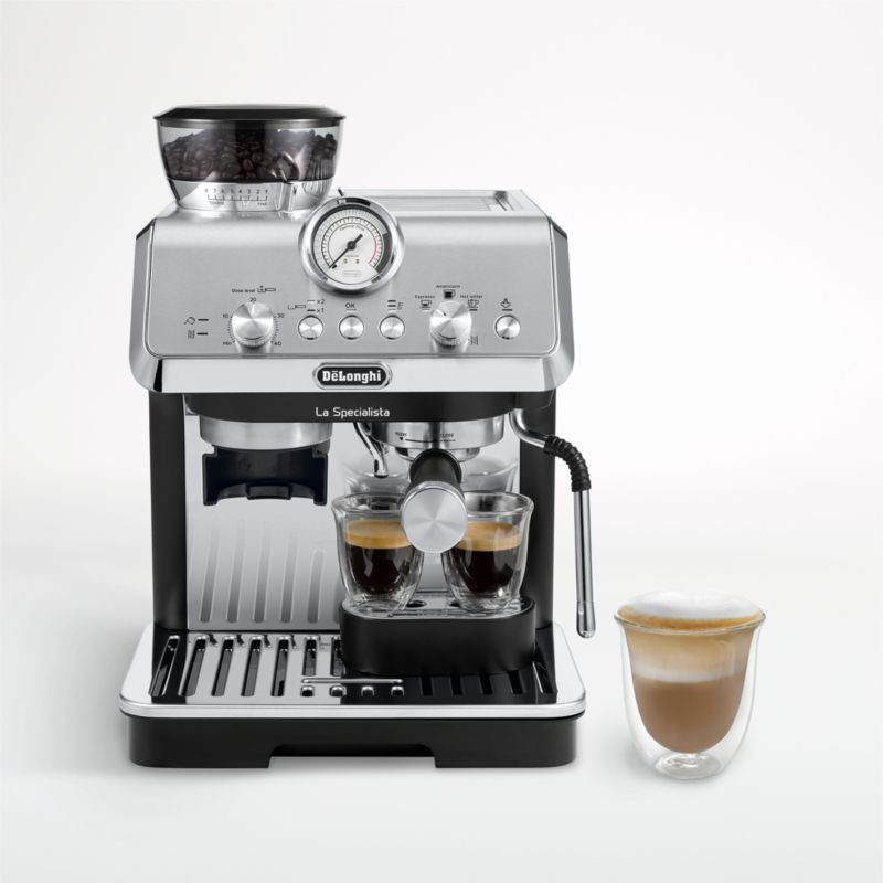 De'Longhi La Specialista Arte Espresso Machine + Reviews | Crate & Barrel | Crate & Barrel