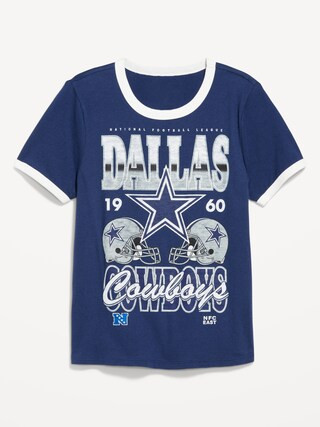 Dallas Cowboys EveryWear Crew-Neck Ringer T-Shirt | Old Navy (US)