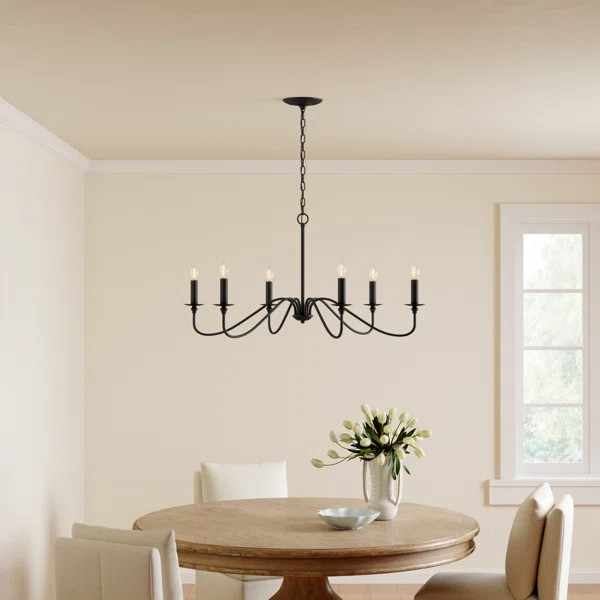 Ableton 6 - Light Dimmable Classic / Traditional Chandelier | Wayfair North America