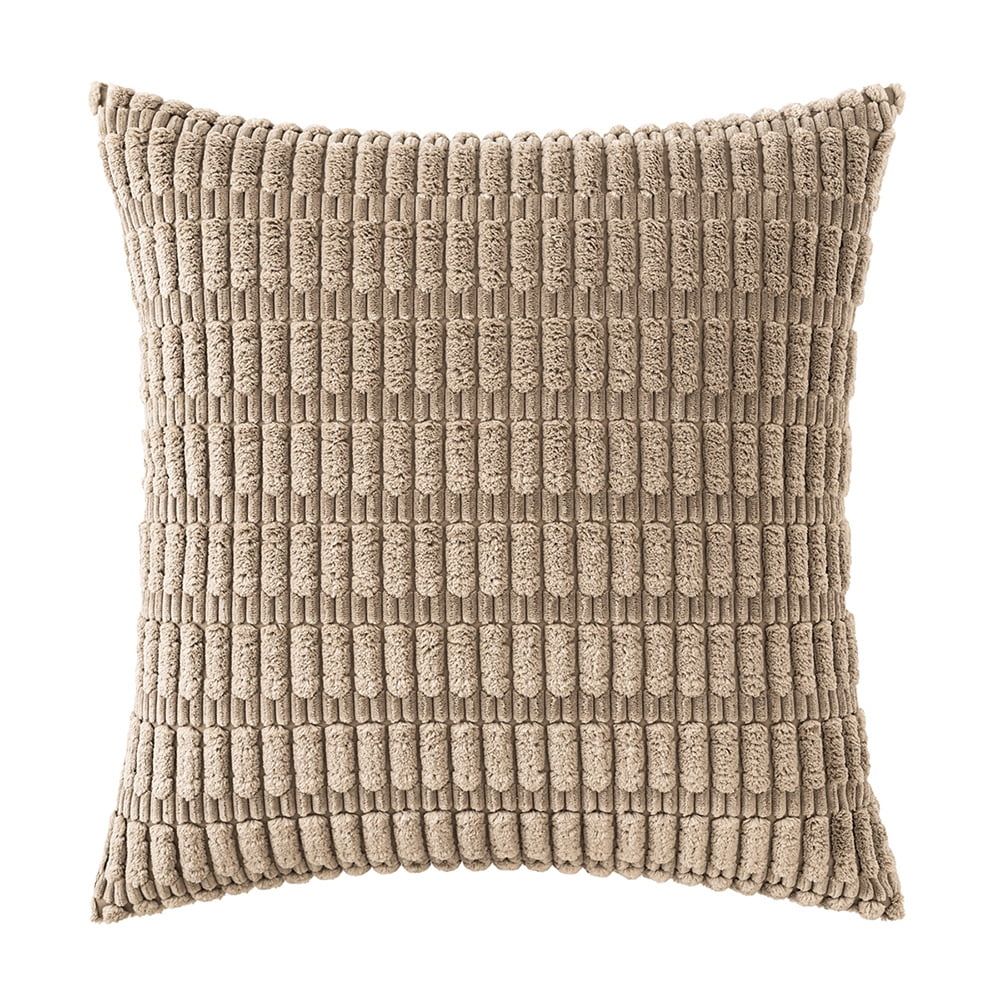 BESTSPR 2 Pcs Corduroy Decorative Throw Pillow Covers 12x20 Inch Soft Boho Striped Pillow Case Mo... | Walmart (US)