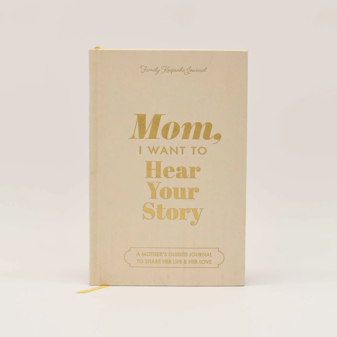 Mom's Story Journal: Linen Hardback with Gold Foil | Etsy (US)