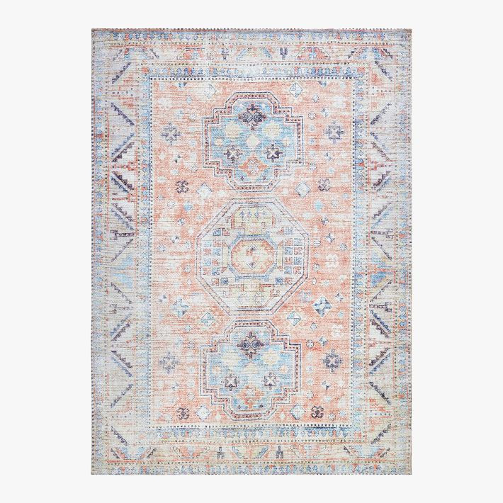 Anzari Washable Rug - Warm Multi | Pottery Barn Teen