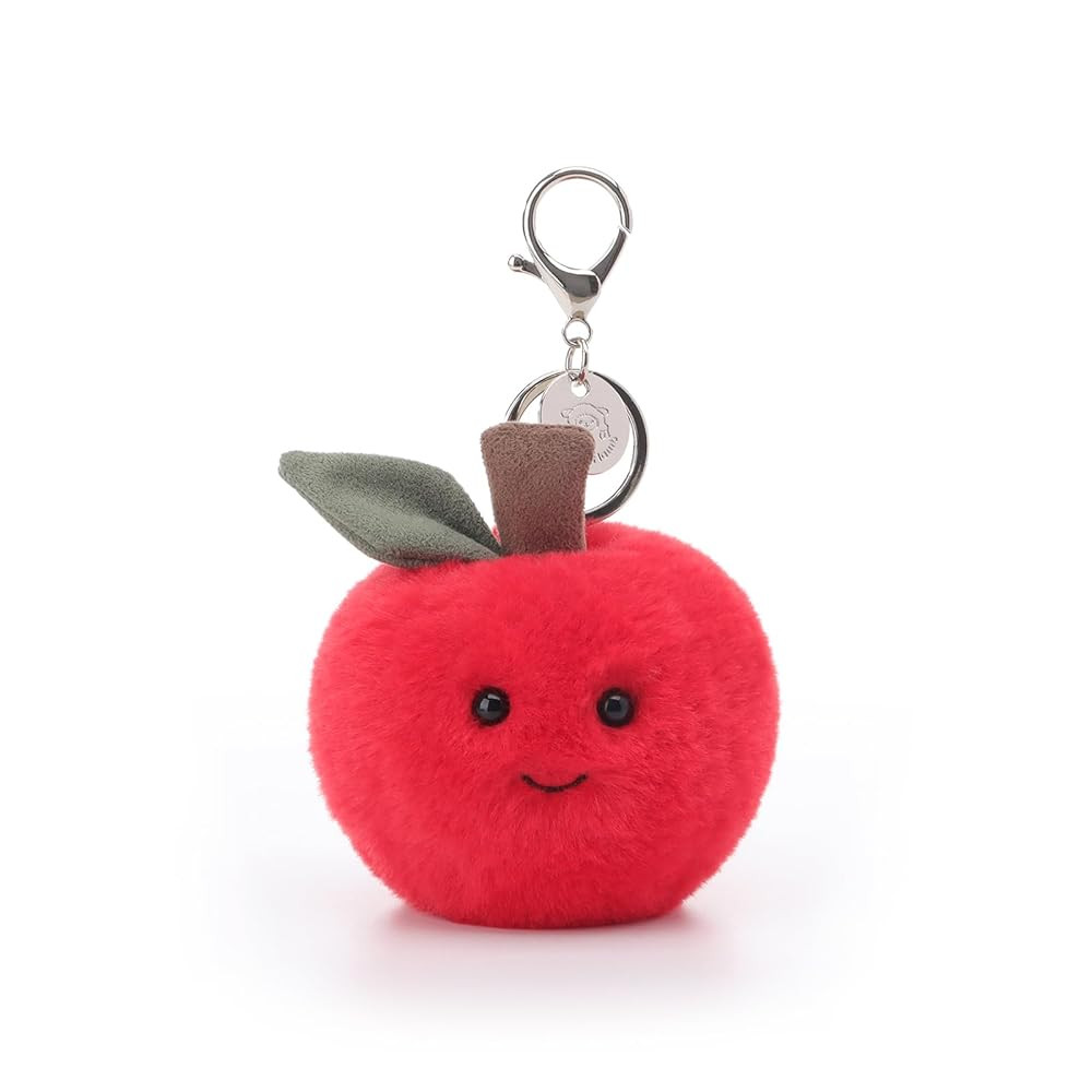 Apricot Lamb Sweet Apple Cute Keychain, Soft Stuffed Plush Toy Keyring for Kids' Backpack, Purse,... | Amazon (US)