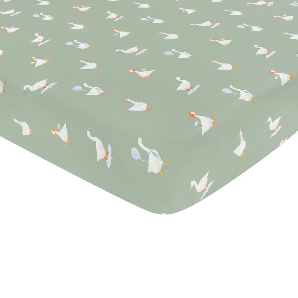 Mini Crib Sheet in Silly Goose | Kyte Baby