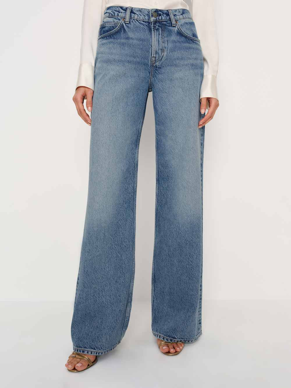 Cary Low Rise Slouchy Wide Leg Jeans | Reformation (Global)