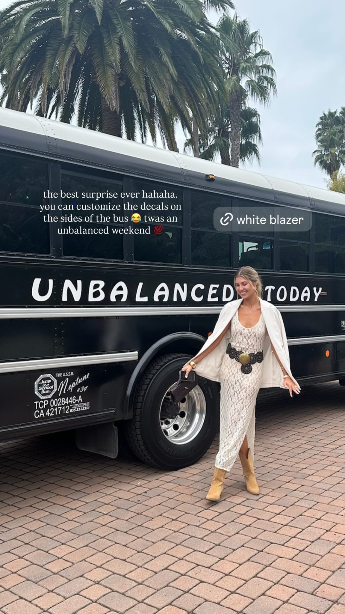 the best surprise ever hahaha. you can customize the decals on the sides of the bus 😂 twas an unbalanced weekend 💯

#LTKWedding #LTKStyleTip #LTKFindsUnder50
