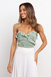 Emily Top - Green | Petal & Pup (US)