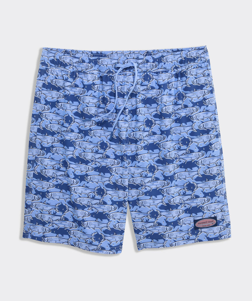 7 Inch Printed Chappy Swim Trunks | vineyard vines