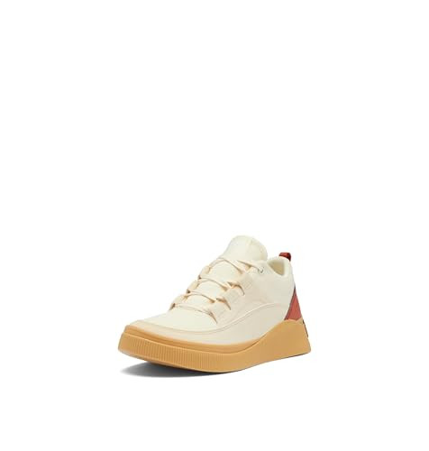 SOREL Women's Out N About lV Low Waterproof Sneaker - Honey White, Sanguine - 12 | Amazon (US)