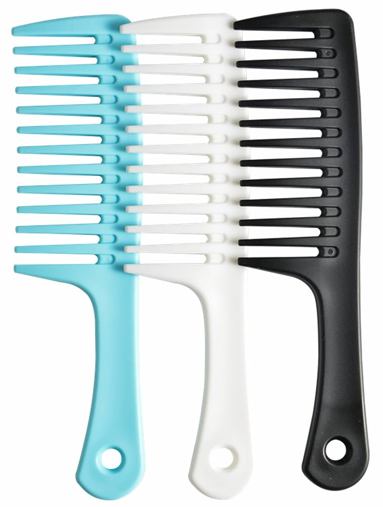Wide Tooth Detangling Comb, Durable Styling Brush for Curly, Long and Wet Hair Types - Profession... | Amazon (US)