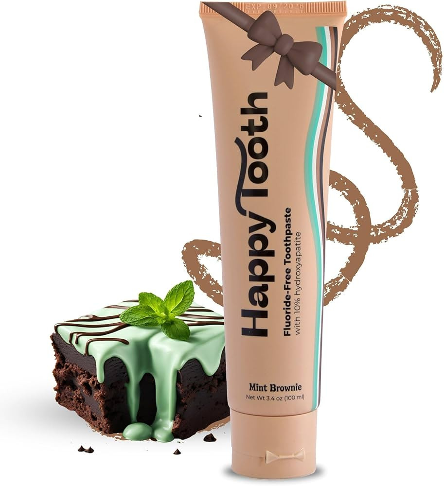 Happy Tooth Hydroxyapatite Toothpaste, Fluoride Free, Natural Whitening for Kids, Toddlers and Ad... | Amazon (US)