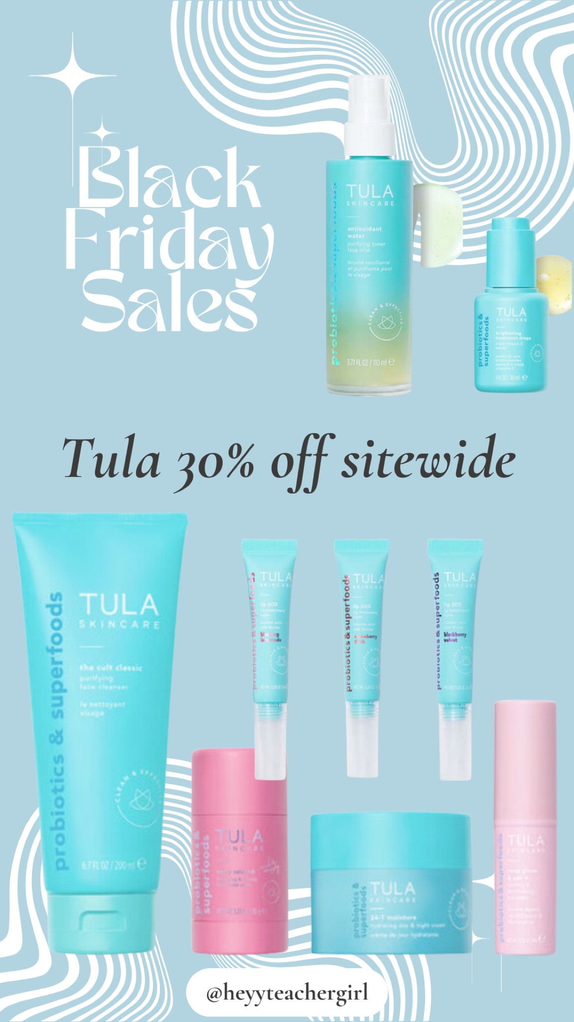 Tula is 30% off sitewide for Black Friday shopping! All of these are my holy grail and favorite skin care products! 

#LTKCyberWeek #LTKBeauty #LTKSaleAlert