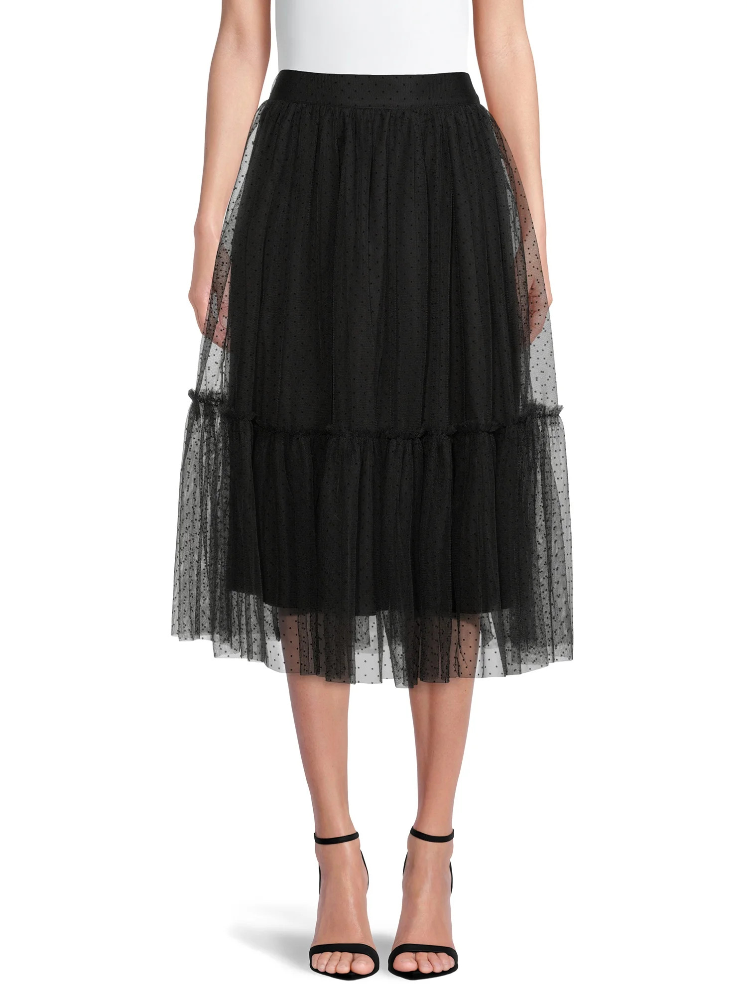 Time and Tru Women's Tiered Skirt | Walmart (US)