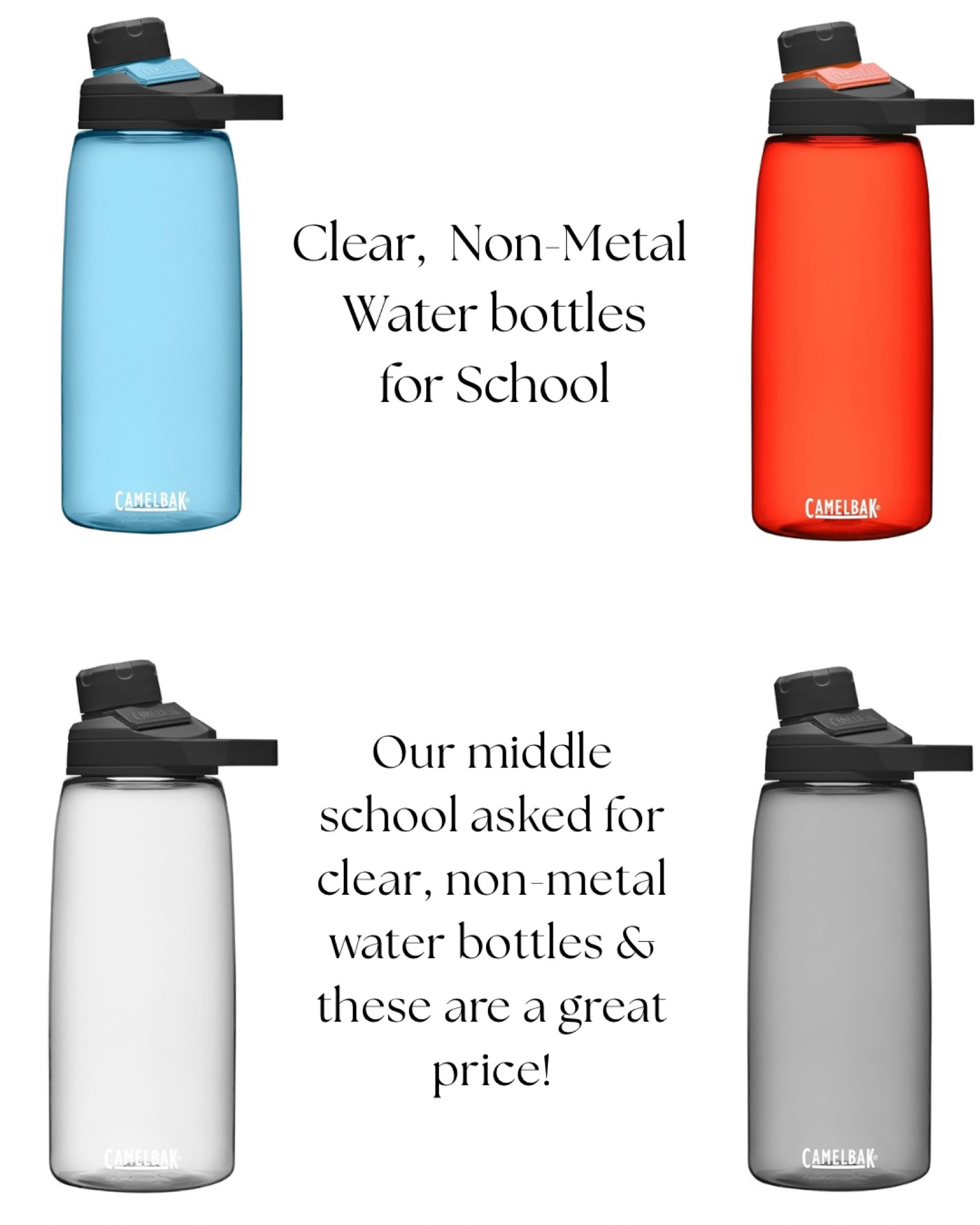 Water bottles for school that don’t make a huge noise when they fall! Teachers love these instead of the big metal water bottles! On sale now

#amazonfind #amazonprimeday #amazonprimedeals #backtoschool #backtoschoolfinds 

#LTKKids #LTKSaleAlert #LTKHome