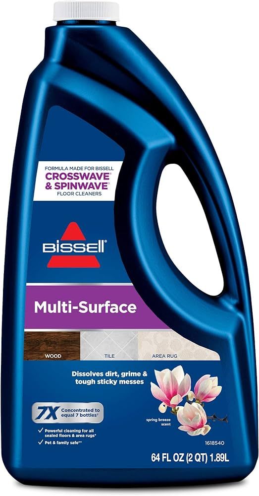 BISSELL, 17891 MultiSurface Floor Cleaning Formula-Crosswave and Spinwave (64 oz), 64 Ounce, 64 F... | Amazon (US)
