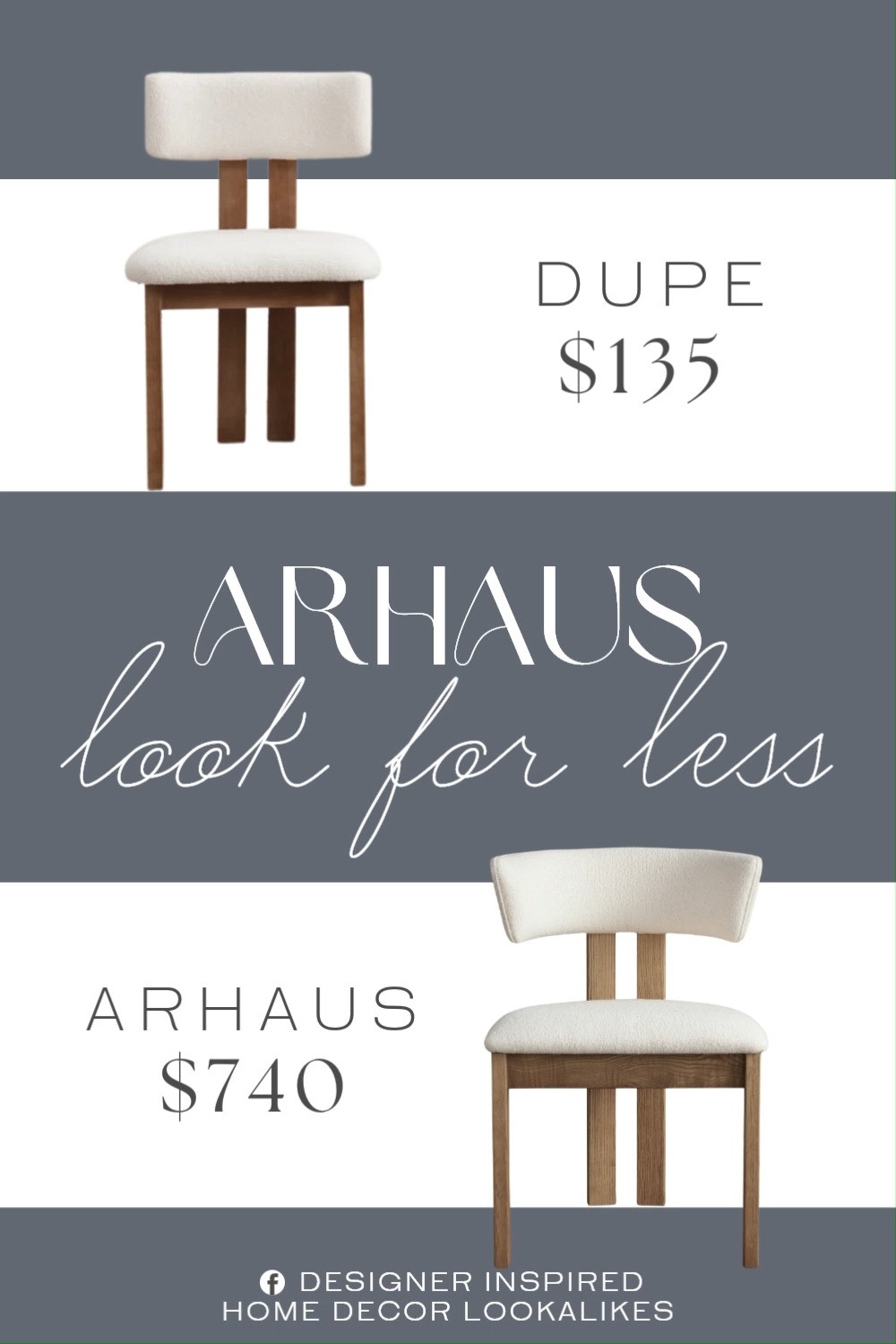 Inspired by Arhaus Dining Side Chair. Modern Dining Side Chair. Mid-Century Modern Chair. Contemporary Upholstered Chair. Classic Dining Chair. Elegant Side Chair. Minimalist Dining Chair. Sleek Upholstered Chair. Kitchen Dining Chair. 

Home more affordable option find copy cat similar look for less budget friendly affordable cheap cheaper beautiful pretty. Clearance sale coupon code discount code promo code luxury lookalike look a like Inspo inspiration inspired by idea ideas Love like these? I share multiple every day in my FB group.
#arhausinspired #diningchair #sidechair #upholsteredchair #accentchair #diningroominspo #furniturefinds #kitchendiningchair 

 #LTKHome