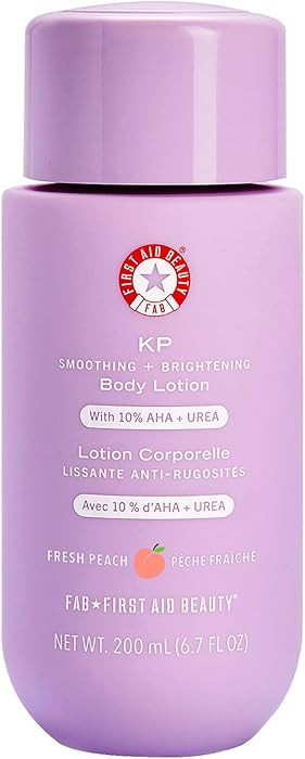 First Aid Beauty - KP Smoothing + Brightening Body Lotion with 10% AHA, Lactic Acid, Urea + Collo... | Amazon (US)