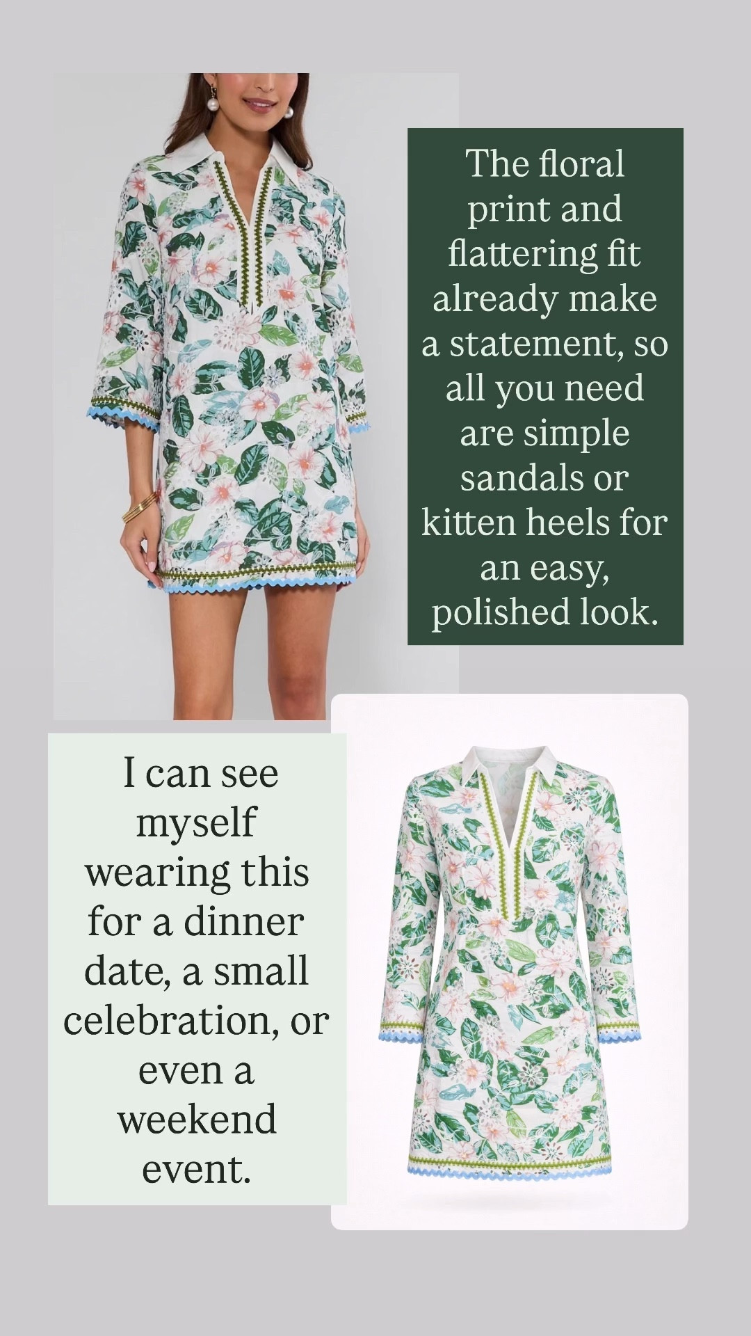 I love when a dress feels both pretty and easy to wear, and the Harlow Dress is exactly that. The floral print is gorgeous, and it’s such a simple piece to style with sandals or kitten heels for a night out.

#LTKOver40 #LTKootd