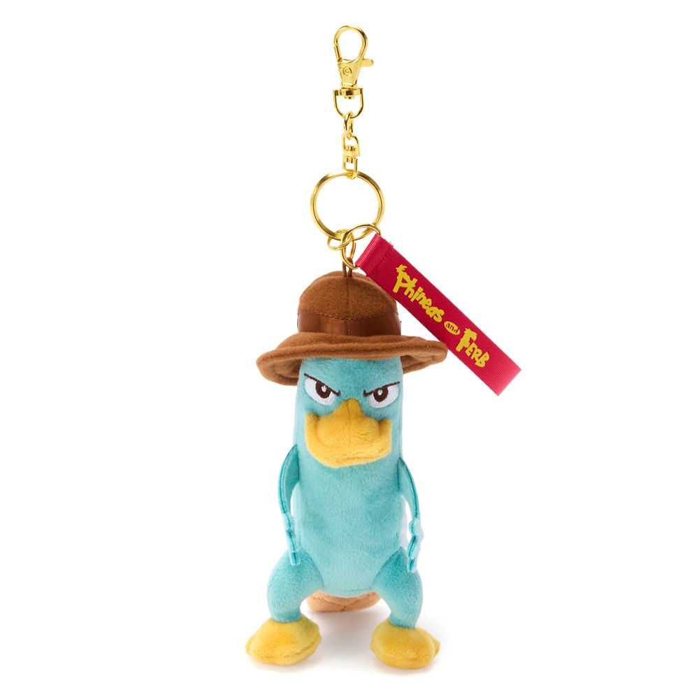 Perry as ''Agent P'' Plush Keychain Bag Charm \u2013 Phineas and Ferb \u2013 7'' \u2013 Disney St... | Disney Store