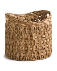 19in Hyacinth Oval Storage Basket With Handles | Office & Storage | Marshalls | Marshalls
