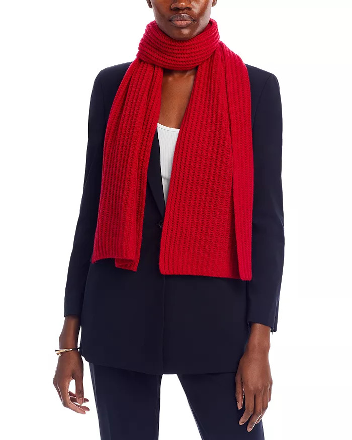 Rib Knit Scarf - 100% Exclusive | Bloomingdale's (US)